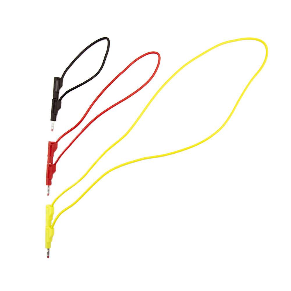 P1033 Bananenstecker-Messleitung – 100 Cm, 4 Mm, 1000 V / 15 A, Silikonkabel Mit Schutzkappe, Rot/schwarz, Für Multimeter & Prüfgeräte