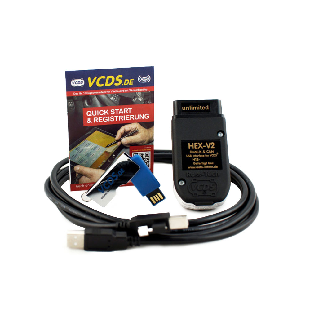 Original Ross-Tech® VCDS® im Set, kabelgebunden mit dem HEX-V2